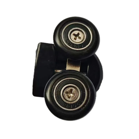 Ролики для душових кабін подвійні колеса MIXXUS PREMIUM ROLLERS SCP05-1 BLACK верхні (25mm) MI8168