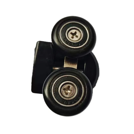 Ролики для душових кабін подвійні колеса MIXXUS PREMIUM ROLLERS SCP05-1 BLACK верхні (25mm) MI8168