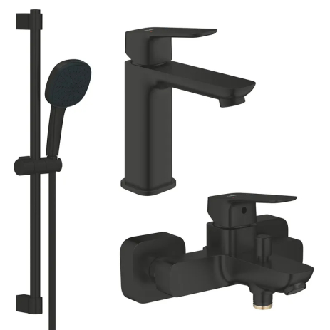 Набор смесителей для ванной Grohe Cubeo (UA125246M243) Набор смесителей для ванной Grohe Cubeo (UA125246M243)