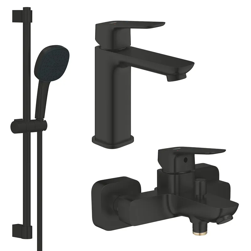 Набор смесителей для ванной Grohe Cubeo (UA125246M243) Набор смесителей для ванной Grohe Cubeo (UA125246M243)