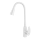 Смеситель для кухни PLAMIX CEZAR-011-B SET WHITE REFL.WHITE с силиконовым изливом, с подводом (PM07 Смеситель для кухни PLAMIX CEZAR-011-B SET WHITE REFL.WHITE с силиконовым изливом, с подводом (PM07