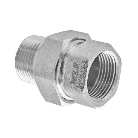 Сгон американка Nolf NFC.511-32 - 1-1/4" прямой никелированный (NF3233) Сгон американка Nolf NFC.511-32 - 1-1/4" прямой никелированный (NF3233)