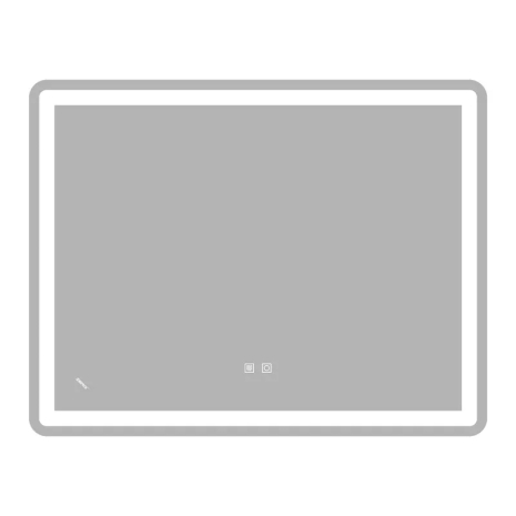 Дзеркало Zerix Mirra MR05-90x70-REVERSE з LED Touch, Anti-fog, димером, регулятором яскравості (ZX6059)