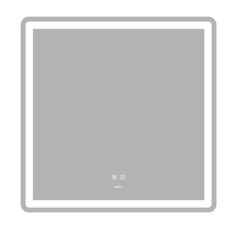 Зеркало Zerix Mirra MR05-80x80 с LED Touch, Anti-fog, димером, регулятором яркости (ZX6058) Зеркало Zerix Mirra MR05-80x80 с LED Touch, Anti-fog, димером, регулятором яркости (ZX6058)