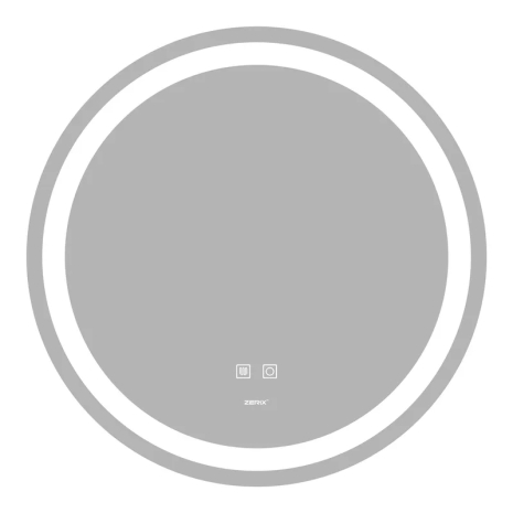 Дзеркало Zerix Solo MC01-60 з LED Touch, Anti-fog, димером, регулятором яскравості (ZX6063)