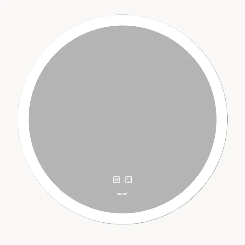 Дзеркало Zerix Solo MC02-60 з LED Touch, Anti-fog, димером, регулятором яскравості (ZX6065) Дзеркало Zerix Solo MC02-60 з LED Touch, Anti-fog, димером, регулятором яскравості (ZX6065)