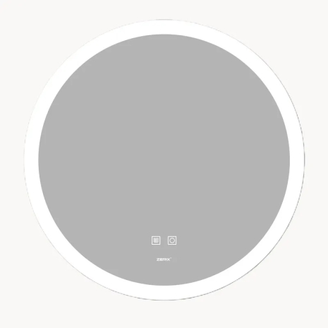 Дзеркало Zerix Solo MC02-80 з LED Touch, Anti-fog, димером, регулятором яскравості (ZX6066)