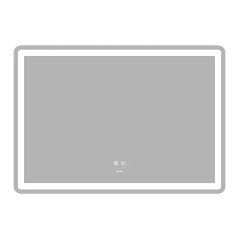 Дзеркало Zerix Mirra MR05-100x70 з LED Touch, Anti-fog, димером, регулятором яскравості (ZX6060)