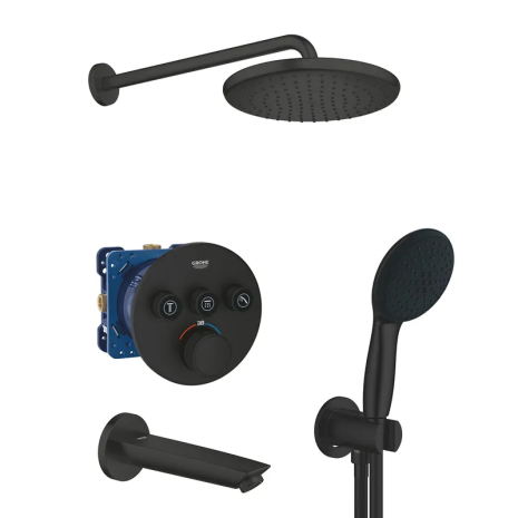 Набір для комплектації ванни та душу Grohe Grohtherm SmartControl з New Tempesta 250 (UA26415SC10)