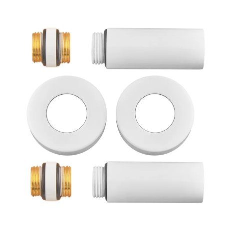 Комплект удлинителей Koer KF.SET.06MF WHITE 1/2Fx1/2M белый (KR5850)