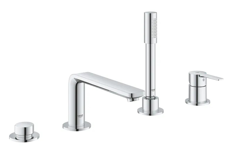 Одноважільний змішувач для ванни на 4 отвори Grohe Lineare (19577001) Одноважільний змішувач для ванни на 4 отвори Grohe Lineare (19577001)