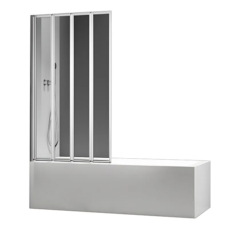 Шторки скляні на ванну складані Koer SR BS07-80x140-TR-01 прозоре скло Easy Clean 4 мм, хром (KR5948) Шторки скляні на ванну складані Koer SR BS07-80x140-TR-01 прозоре скло Easy Clean 4 мм, хром (KR5948)