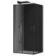 Душова кабіна без піддону Koer SR SC10-90x90x195-TR-07 прозоре скло Easy Clean 6мм, графіт (KR5944)