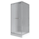 Душевая кабина с низким поддоном Mixxus Style SCT01-90x90x200-TR Chrome прозрачное стекло 6мм (MI8433)