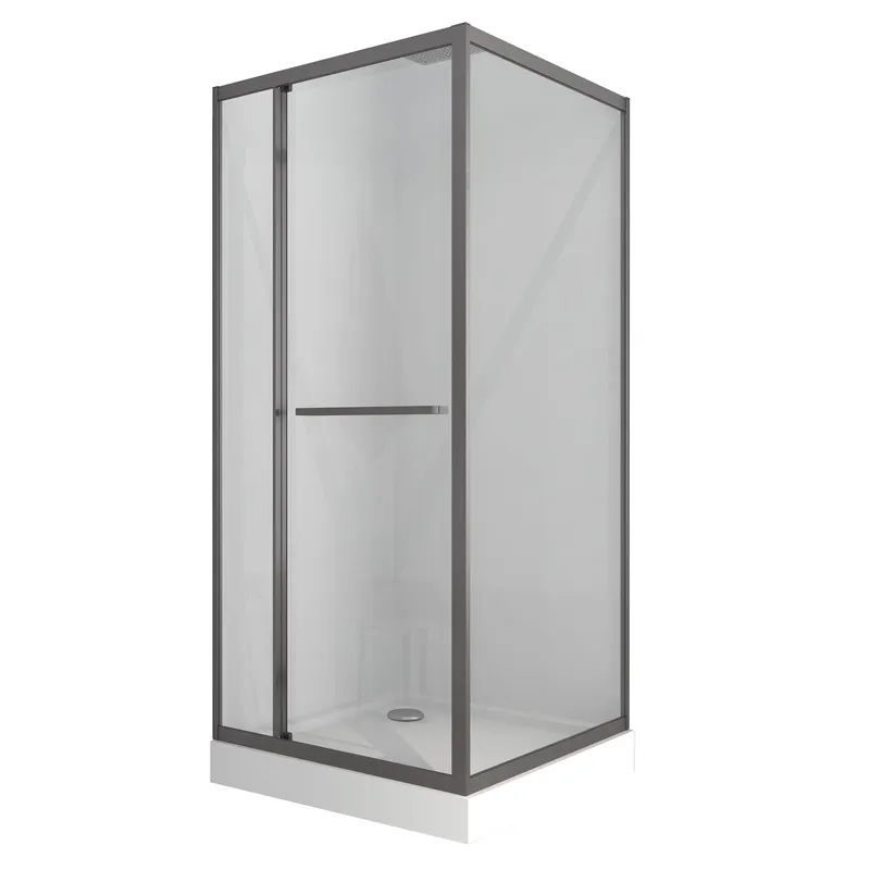 Душевая кабина с низким поддоном Mixxus Style SCT01-90x90x200-TR Graphite прозрачное стекло 6мм (MI8432) Душевая кабина с низким поддоном Mixxus Style SCT01-90x90x200-TR Graphite прозрачное стекло 6мм (MI8432)