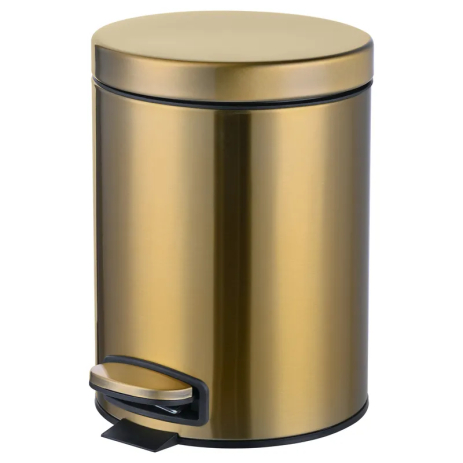 Відро для сміття з плавним закриванням кругле Mixxus Ellipse-TC0205 Brushed Gold 5 л (колір матове золото) (MI8400) Відро для сміття з плавним закриванням кругле Mixxus Ellipse-TC0205 Brushed Gold 5 л (колір матове золото) (MI8400)