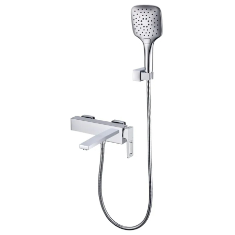 Змішувач для ванни з коротким виливом KOER KB-41009-01 (Кольор хром) (KR6017) Змішувач для ванни з коротким виливом KOER KB-41009-01 (Кольор хром) (KR6017)