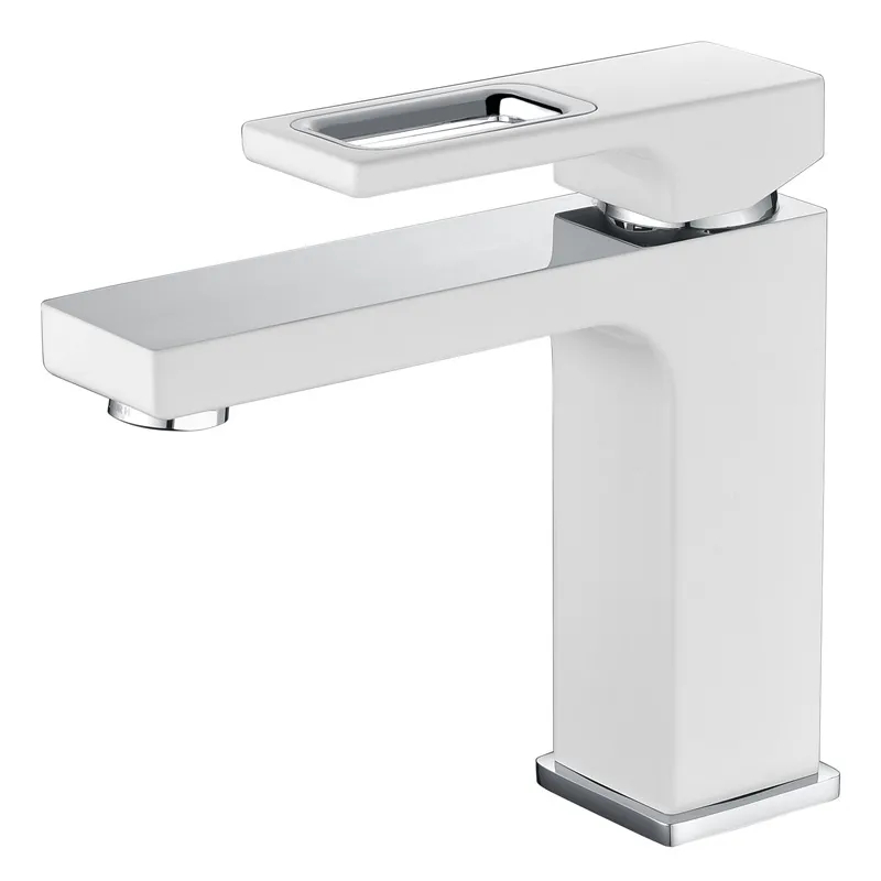 Смеситель для умывальника KOER KB-10009-04 (Цвет хром+белый) (KR5975) Смеситель для умывальника KOER KB-10009-04 (Цвет хром+белый) (KR5975)