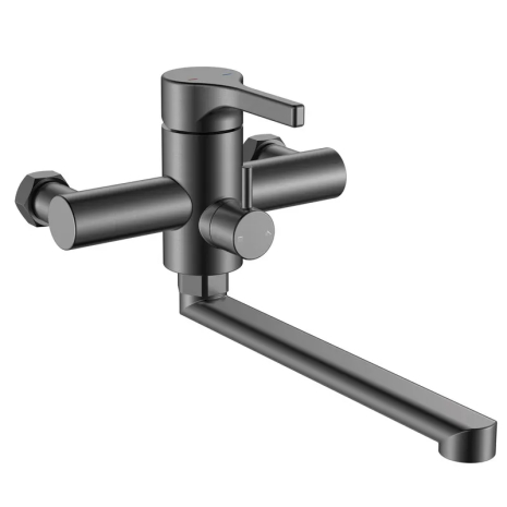 Змішувач для ванни Zerix Rex-006 (Euro) Graphite з неірж. сталі (Кольор графіт) (ZX6120) Змішувач для ванни Zerix Rex-006 (Euro) Graphite з неірж. сталі (Кольор графіт) (ZX6120)