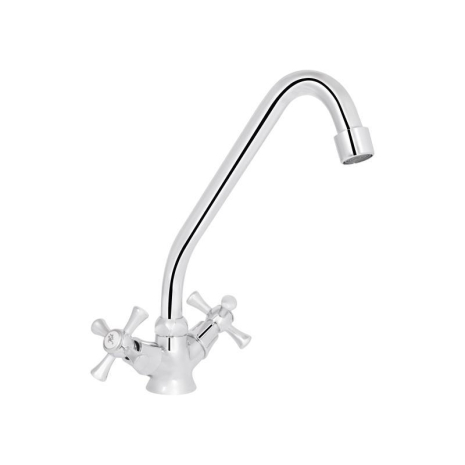 Змішувач для кухні Lidz Lamb 271F двовентильний LDLAM271FCRM21889 Chrome