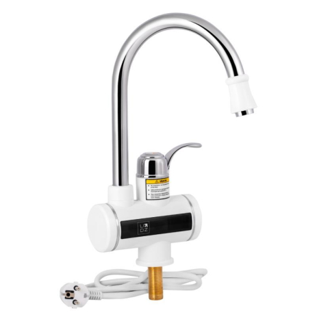 Проточный кран-водонагреватель кухонный для кухни Lidz Warm 058 LDWAR058WCR24985 White / Chrome Проточный кран-водонагреватель кухонный для кухни Lidz Warm 058 LDWAR058WCR24985 White / Chrome