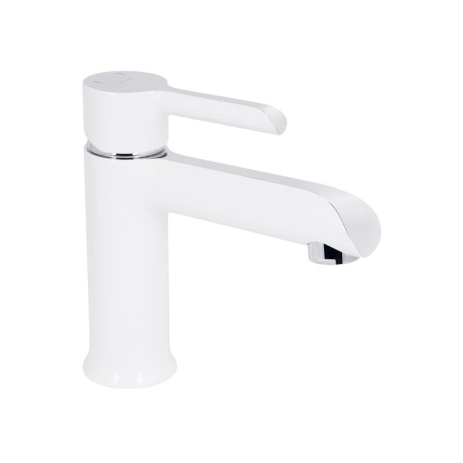 Змішувач для раковини Qtap Grand QTGRAWCR001F Chrome/White Змішувач для раковини Qtap Grand QTGRAWCR001F Chrome/White