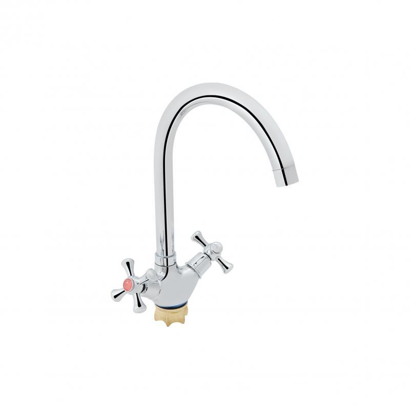 Змішувач для кухні Lidz Lamb 278F двовентильний LDLAM278FCRM35071 Chrome Змішувач для кухні Lidz Lamb 278F двовентильний LDLAM278FCRM35071 Chrome