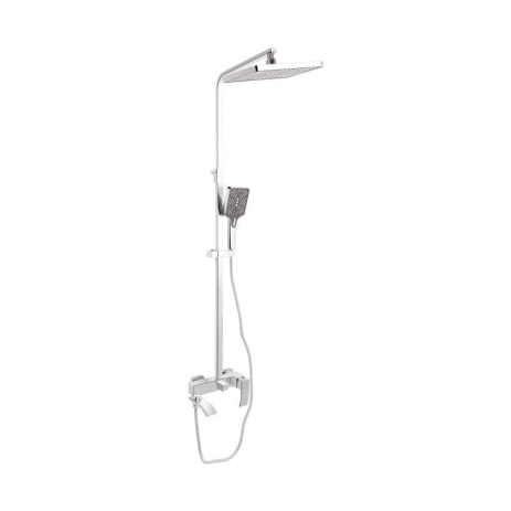 Душова система універсальна Qtap Swan Cascada на три споживачі (з виливом) QTSWA111CRM45566 Chrome Душова система універсальна Qtap Swan Cascada на три споживачі (з виливом) QTSWA111CRM45566 Chrome