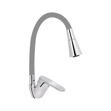 Змішувач для кухні Lidz Tani 008F3 з гнучким виливом (k40) LDTAN008F3GCR39507 Chrome/Grey Змішувач для кухні Lidz Tani 008F3 з гнучким виливом (k40) LDTAN008F3GCR39507 Chrome/Grey