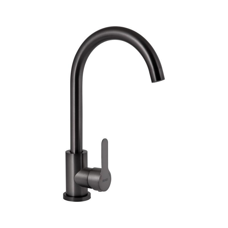 Змішувач для кухні U-подібний Brinex Pure 015F U-подібний Graphite BRIPUR015FGRP Змішувач для кухні U-подібний Brinex Pure 015F U-подібний Graphite BRIPUR015FGRP