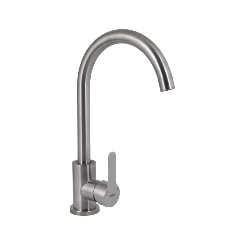 Смеситель для кухни U-образный Brinex Pure 015F U-образный Nickel BRIPUR015FNKL Смеситель для кухни U-образный Brinex Pure 015F U-образный Nickel BRIPUR015FNKL