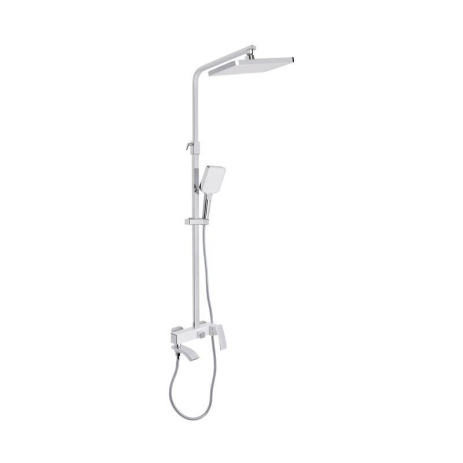 Душова система універсальна Qtap Swan Cascada на три споживачі (з виливом) QTSWA111CRW45570 Chrome/White Душова система універсальна Qtap Swan Cascada на три споживачі (з виливом) QTSWA111CRW45570 Chrome/White