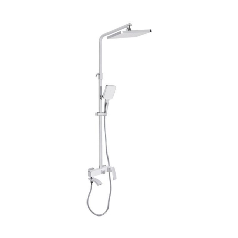Душова система універсальна Qtap Swan Cascada на три споживачі (з виливом) QTSWA111CRW45570 Chrome/White Душова система універсальна Qtap Swan Cascada на три споживачі (з виливом) QTSWA111CRW45570 Chrome/White