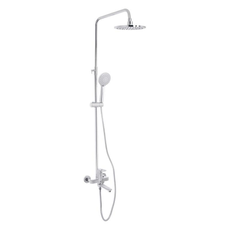 Душова система універсальна Lidz Latwa 1031 на три споживачі (з виливом) (k35) Chrome LDLAT1031CRM48993 Душова система універсальна Lidz Latwa 1031 на три споживачі (з виливом) (k35) Chrome LDLAT1031CRM48993