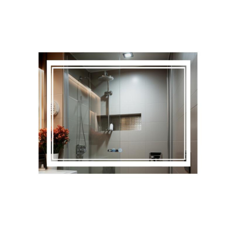 Зеркало с LED подсветкой Qtap Cardinal 1000х800 Touch с антизапотеванием диммером и регулировкой цвета Зеркало с LED подсветкой Qtap Cardinal 1000х800 Touch с антизапотеванием диммером и регулировкой цвета