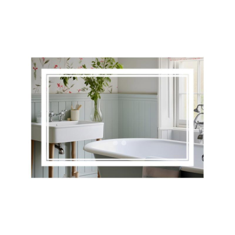 Дзеркало з LED підсвіткою Qtap Cardinal CA1 800х600 Touch Reverse з антизапотіванням та регулюванням кольору