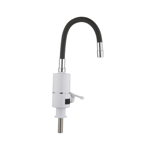 Проточный кран-водонагреватель с гибким изливом для кухни Lidz Warm 065 LDWAR065GRE49096 White/Grey Проточный кран-водонагреватель с гибким изливом для кухни Lidz Warm 065 LDWAR065GRE49096 White/Grey