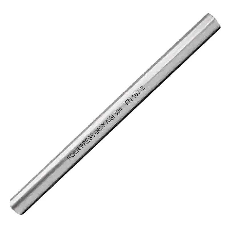Труба KOER KQ.1228 L=2м PRESS-INOX AISI 304 28x1,2 (KR6275) Труба KOER KQ.1228 L=2м PRESS-INOX AISI 304 28x1,2 (KR6275)
