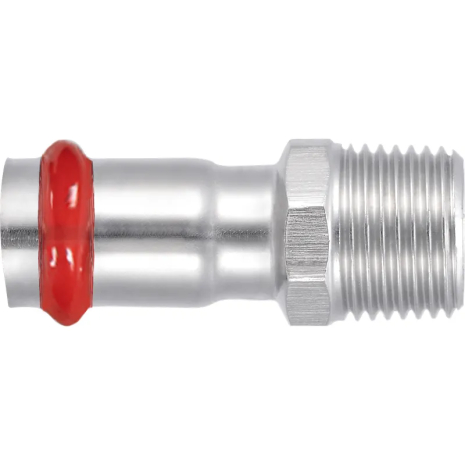 Перехідник із зовнішньою різзю KOER KQ.A2206M PRESS-INOX AISI 304 22x1/2" (KR6281)