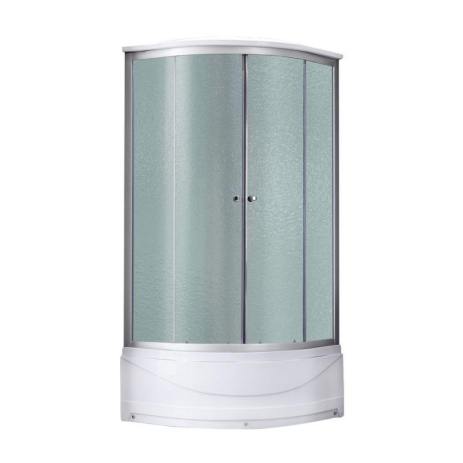 Гідромасажний бокс Lidz Tani SBM90x90.SAT.HIGH.FR, скло Frost 4 мм, кутова конструкція, 6 душових форсунок