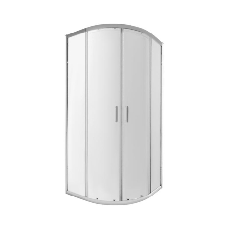 Душова кабіна Qtap Taurus CRM1099AC6 90х90 см, скло Clear 6 мм покриття CalcLess, без піддону, розсувні двері