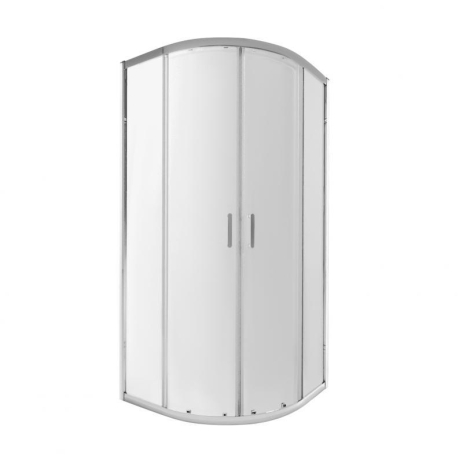 Душова кабіна Qtap Taurus CRM1011AC6 100х100 см, скло Clear 6 мм покриття CalcLess, без піддону, розсувні двері
