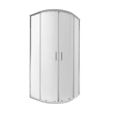Душова кабіна Qtap Taurus CRM1011AC6 100х100 см, скло Clear 6 мм покриття CalcLess, без піддону, розсувні двері