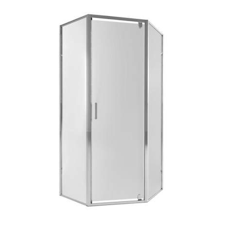 Душова кабіна Qtap Leo CRM10995-AC6 90х90 см, скло Clear, CalcLess, 6 мм без піддону, хромований профіль