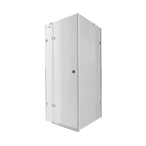 Душова кабіна Qtap CAPRICORN CRM1099SC6 90х90 см, скло Clear 6 мм, CalcLess, без піддону, квадратна, розпашна