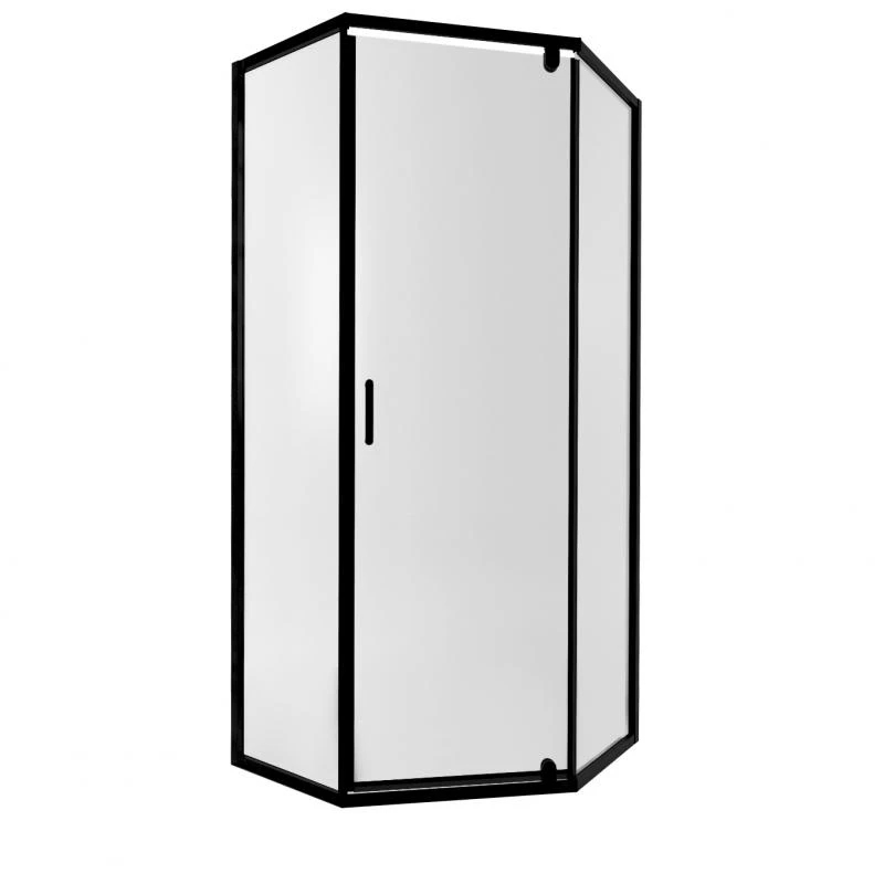 Душова кабіна Qtap Scorpio BLA10995-AC6 90х90 см, скло Clear 6 мм, CalcLess, без піддону, чорний профіль Душова кабіна Qtap Scorpio BLA10995-AC6 90х90 см, скло Clear 6 мм, CalcLess, без піддону, чорний профіль