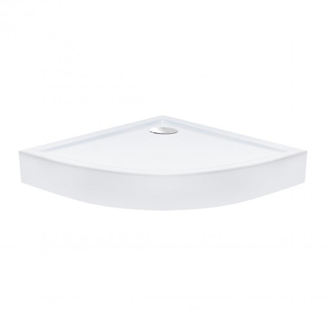 Душовий піддон Qtap Robin 309912C 90x90x12 см + сифон, акриловий, з гідрозатвором, білий