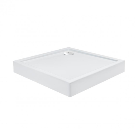 Душовий піддон Qtap Tern 309912C 90x90x12 см + сифон, акрил, квадратний, з гідрозатвором