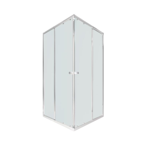 Душова кабіна Qtap Pisces CRM107-9SP5 75-90x75-90 см, скло Pear 5 мм без піддону, квадратна, розсувні двері