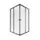 Душова кабіна Qtap Pisces BLA109-11SC5 90-105x90-105 см, скло Clear 5 мм, квадратна, без піддону